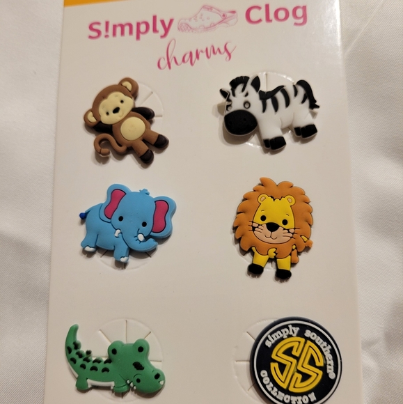 5/$28 SIMPLY SOUTHERN Clog Charms New - Picture 1 of 4